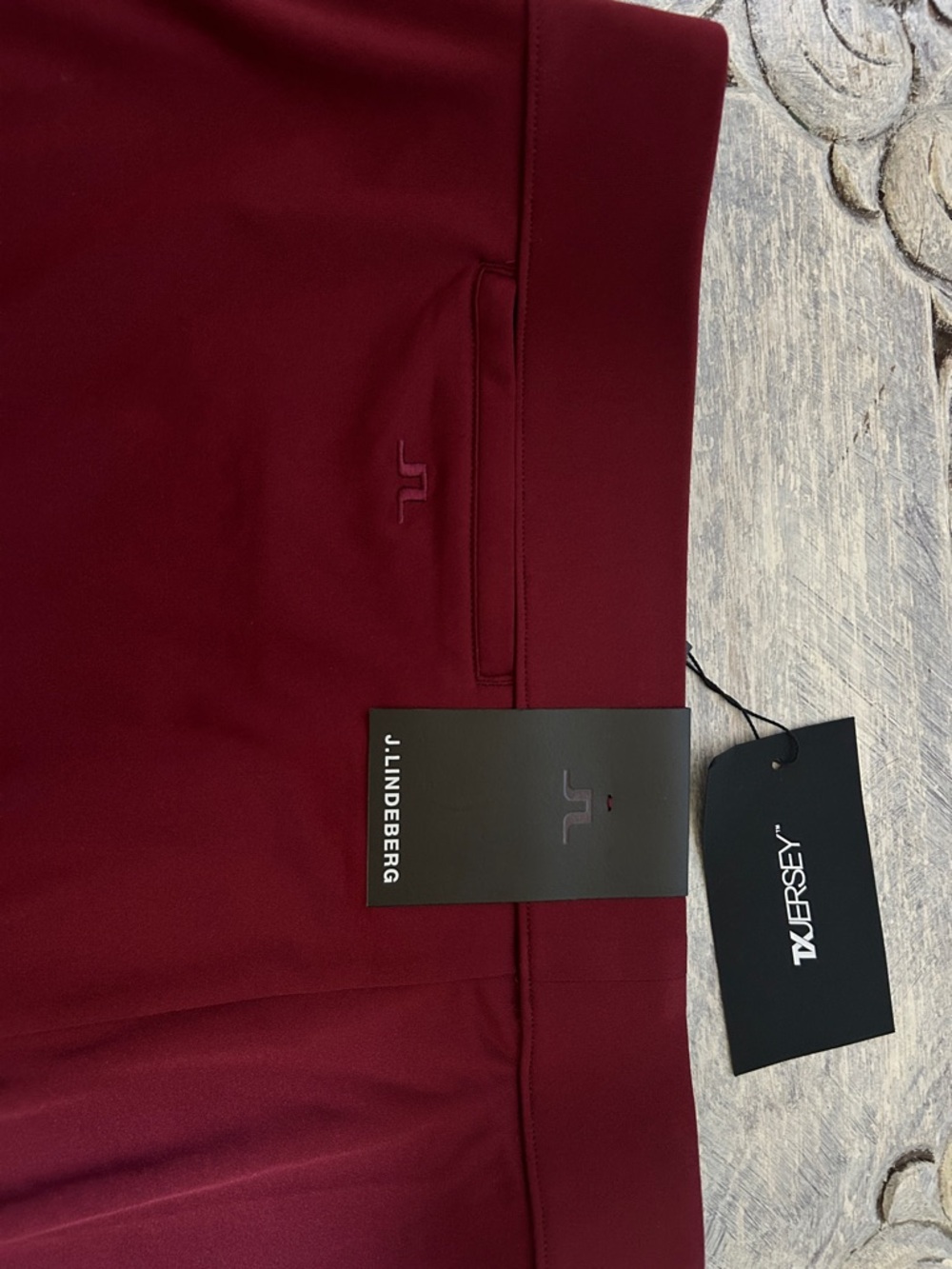 J.Lindeberg Burgundy Mini Skirt - Picture 7 of 8